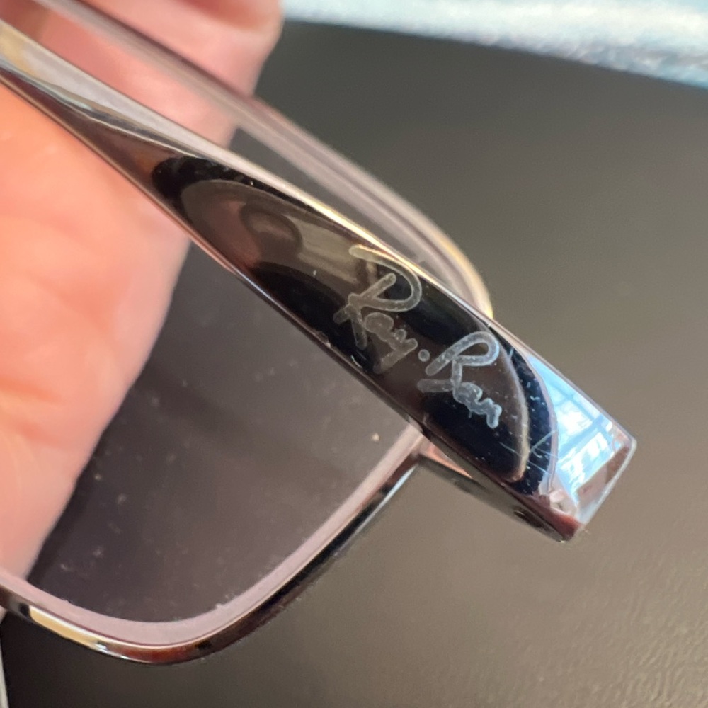 ray ban titanium rb 8611 1000 54 18 145 glasses frames - Picture 4 of 13